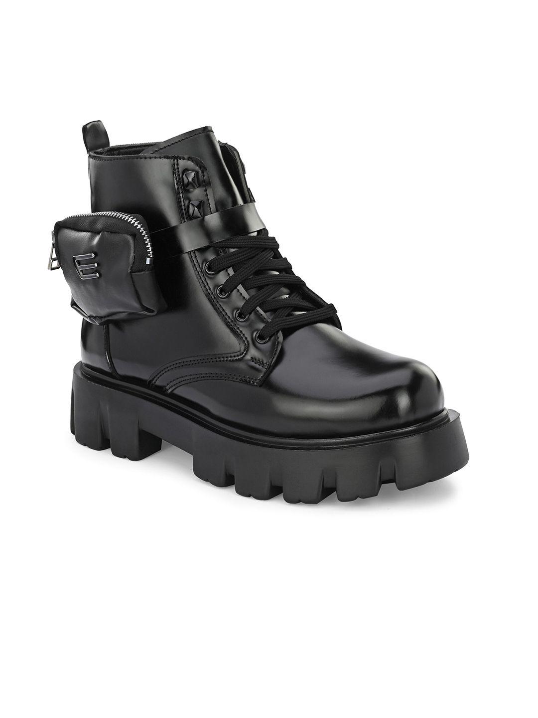 eego italy men heeled high-top chunky boots