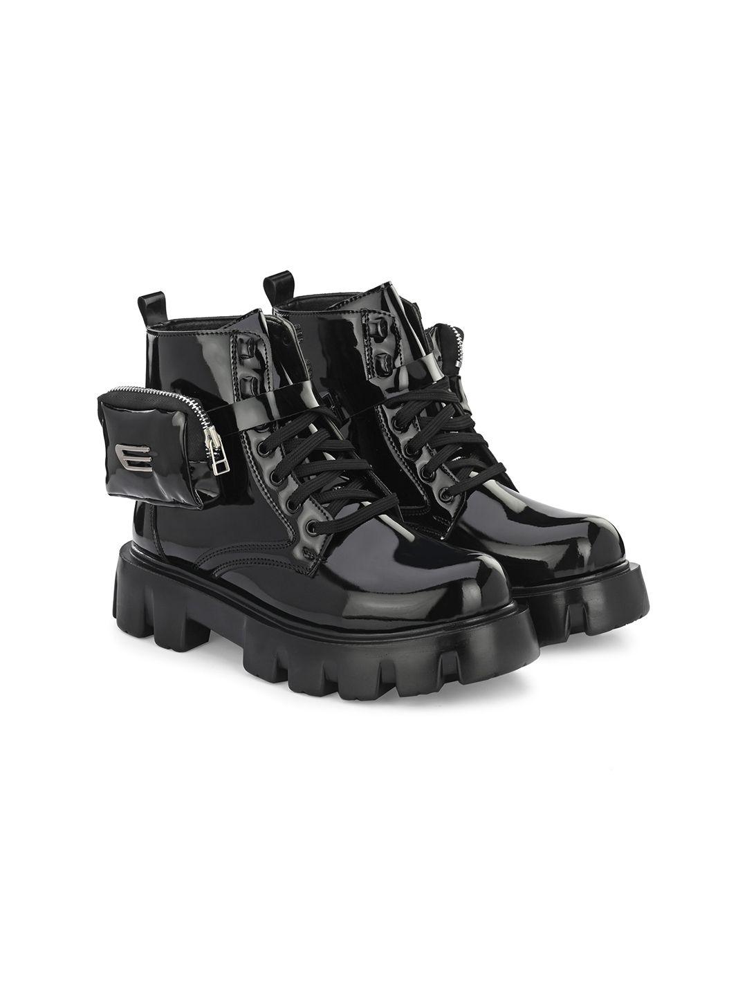 eego italy men lace-up high-top chunky boots