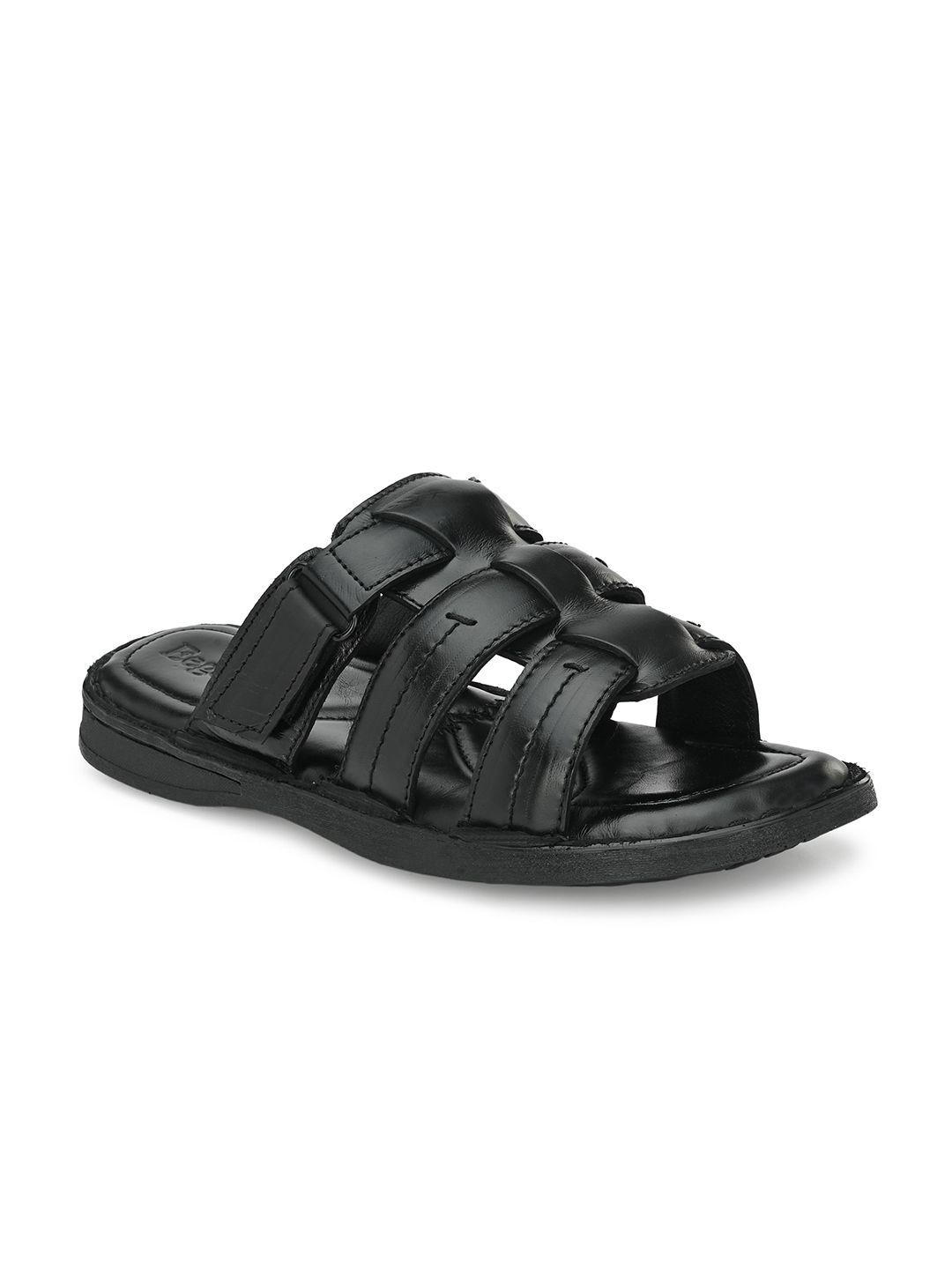 eego italy men leather comfort sandals