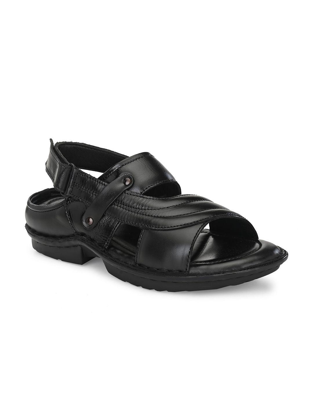 eego italy men leather comfort sandals