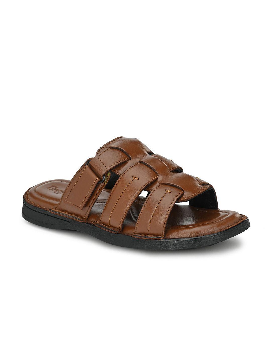 eego italy men leather comfort sandals