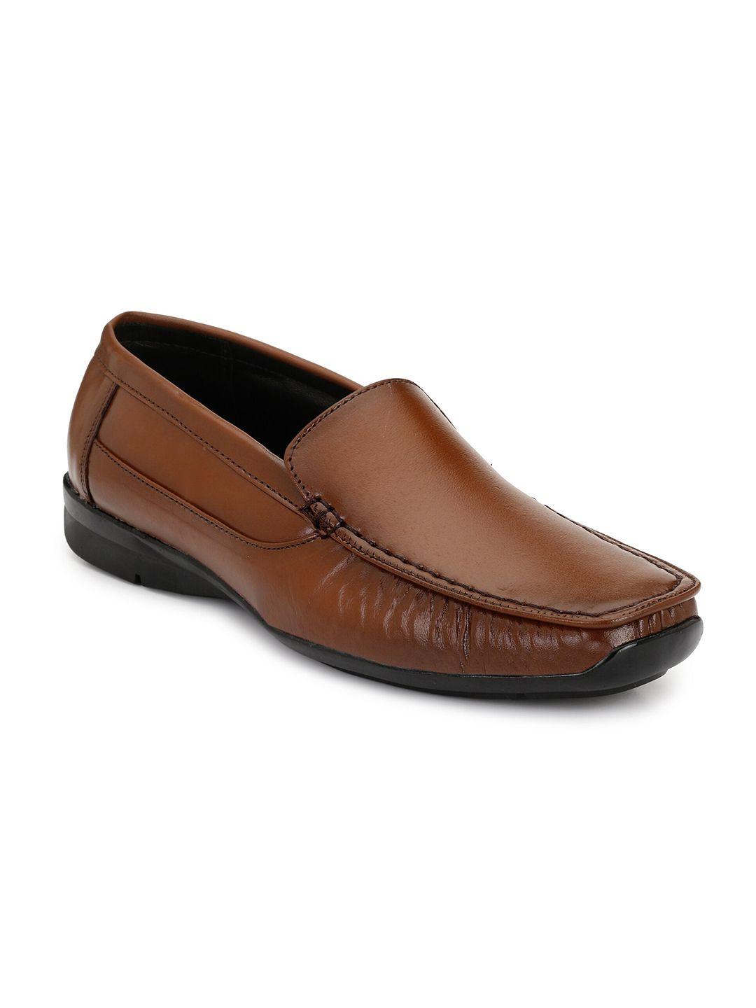 eego italy men leather formal loafers
