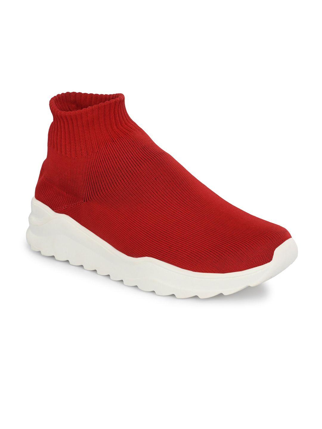 eego italy men red slip-on sneakers