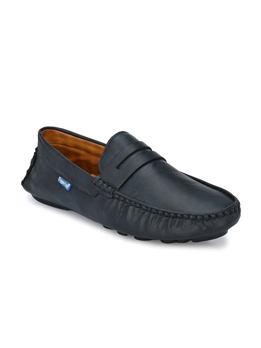 eego italy men slip on perforations loafers