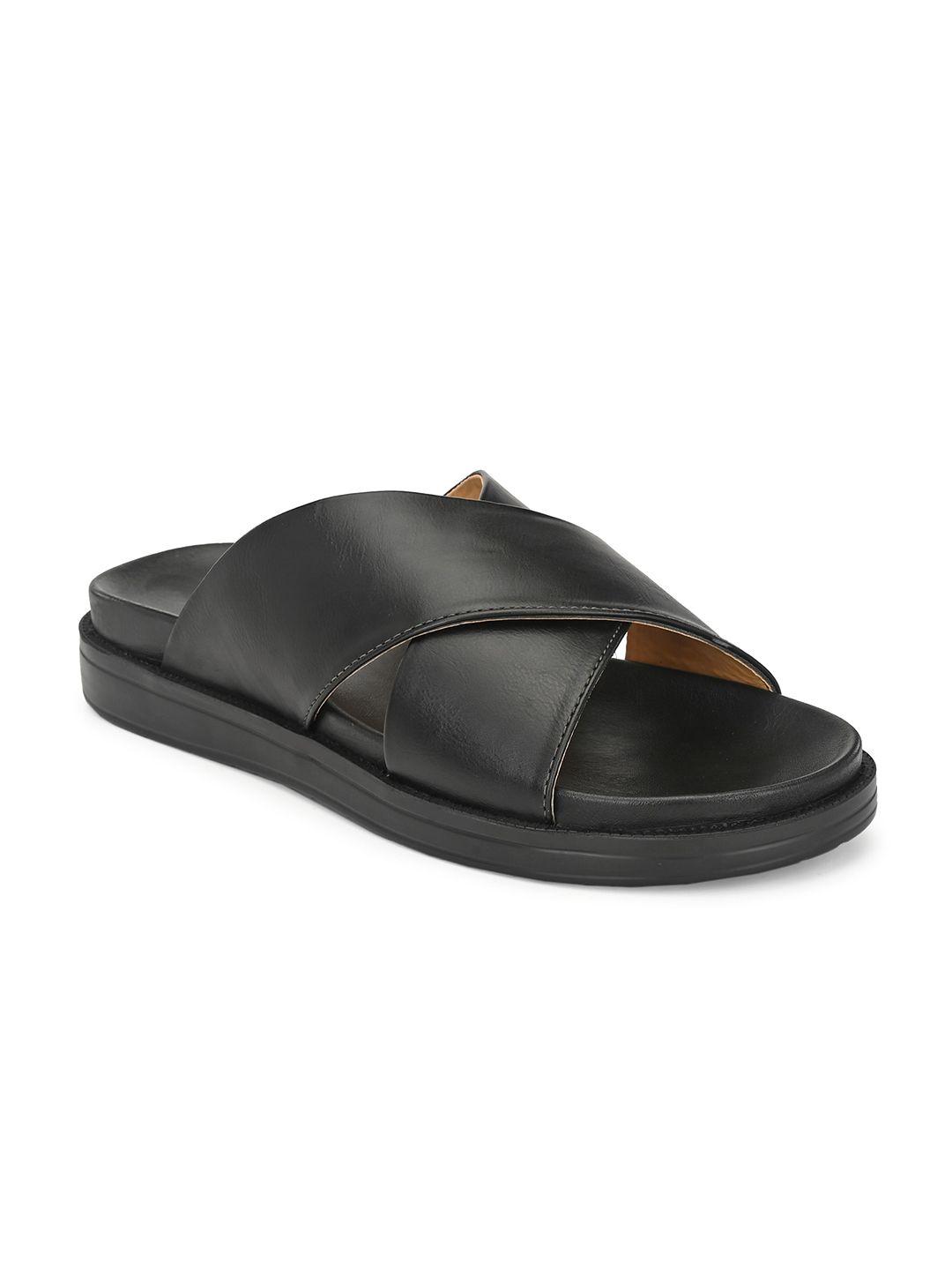 eego italy men solid comfort sandals