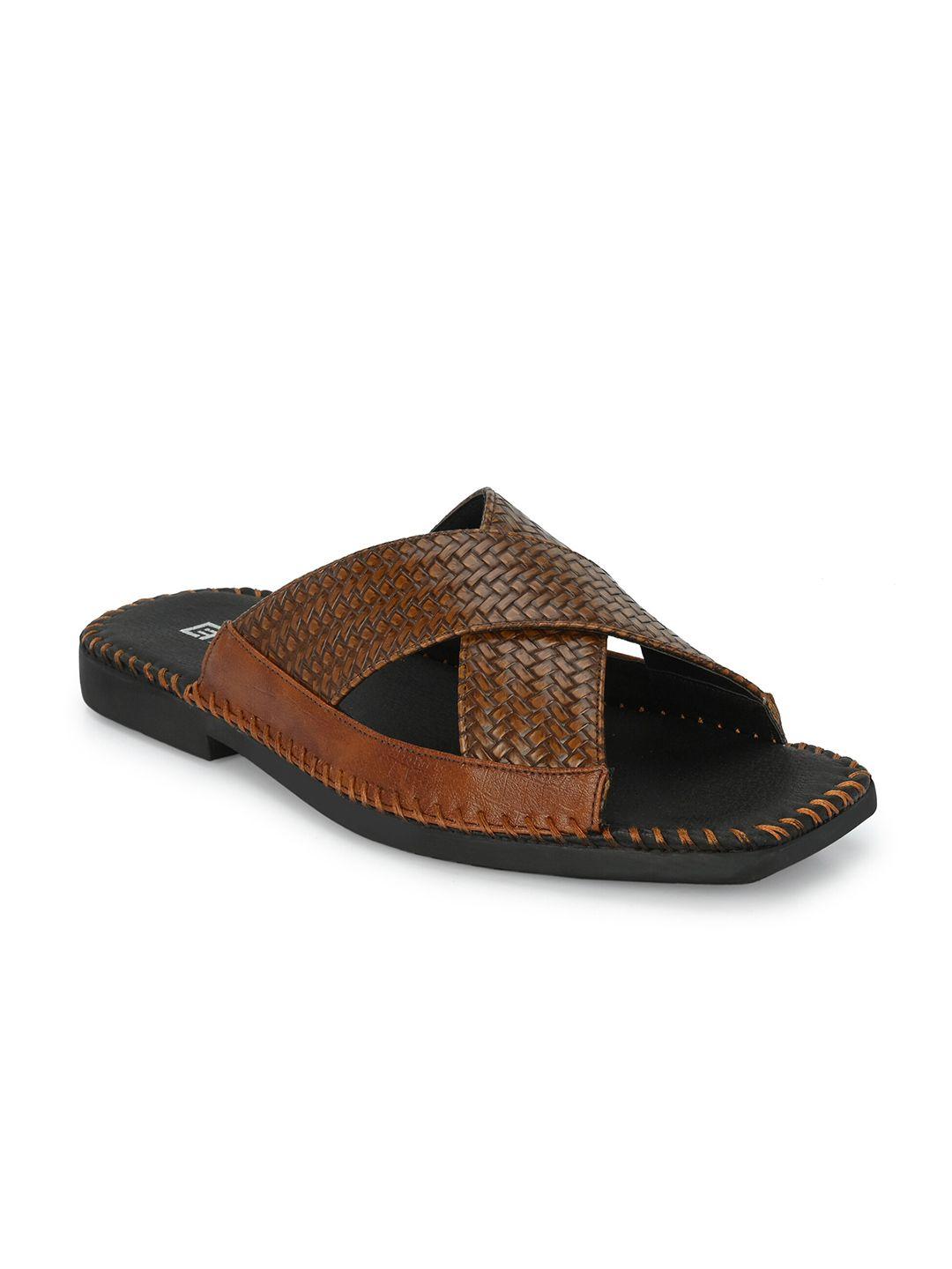 eego italy men textured comfort sandals