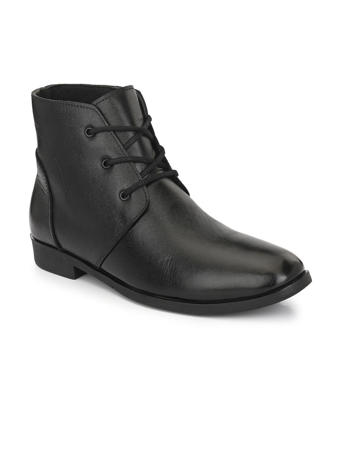 eego italy men textured genuine leather regular boots