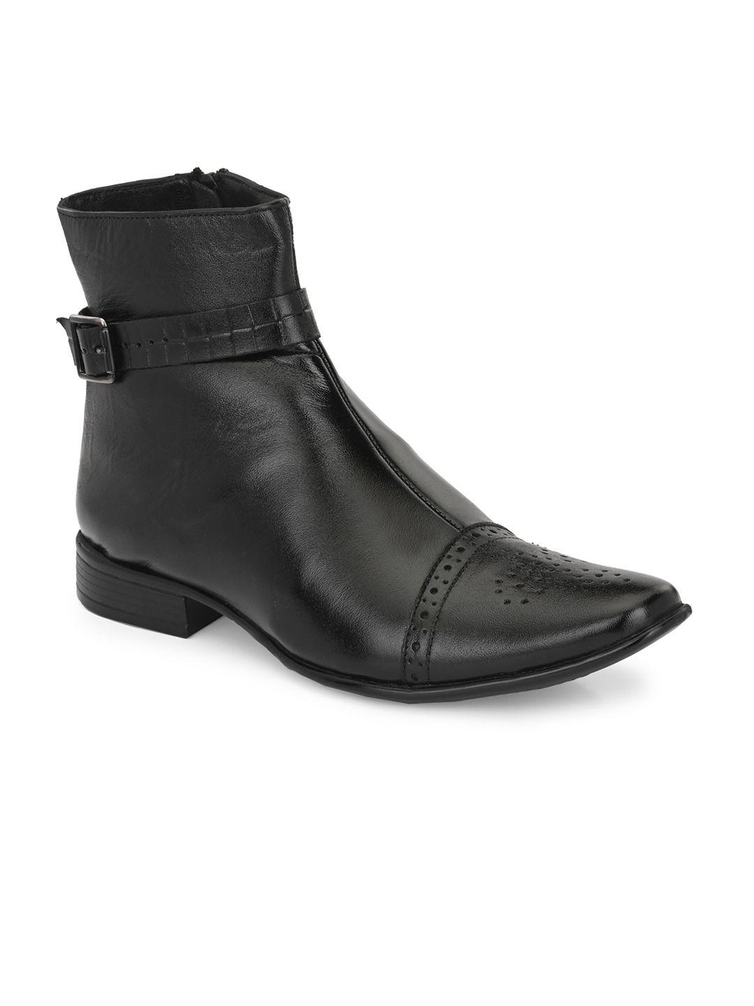 eego italy men textured genuine leather regular boots