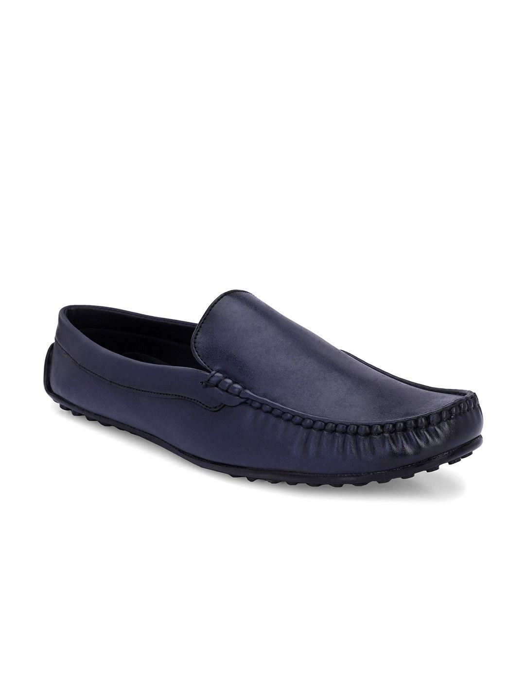 eego italy men textured slip-on loafers