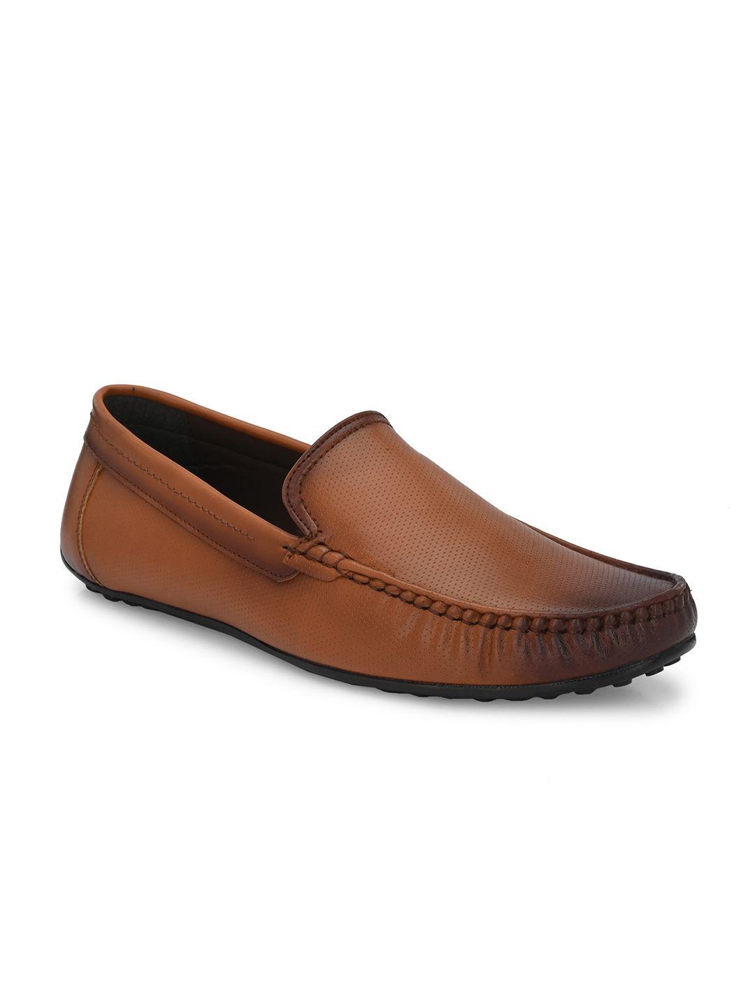 eego italy men textured slip-on loafers