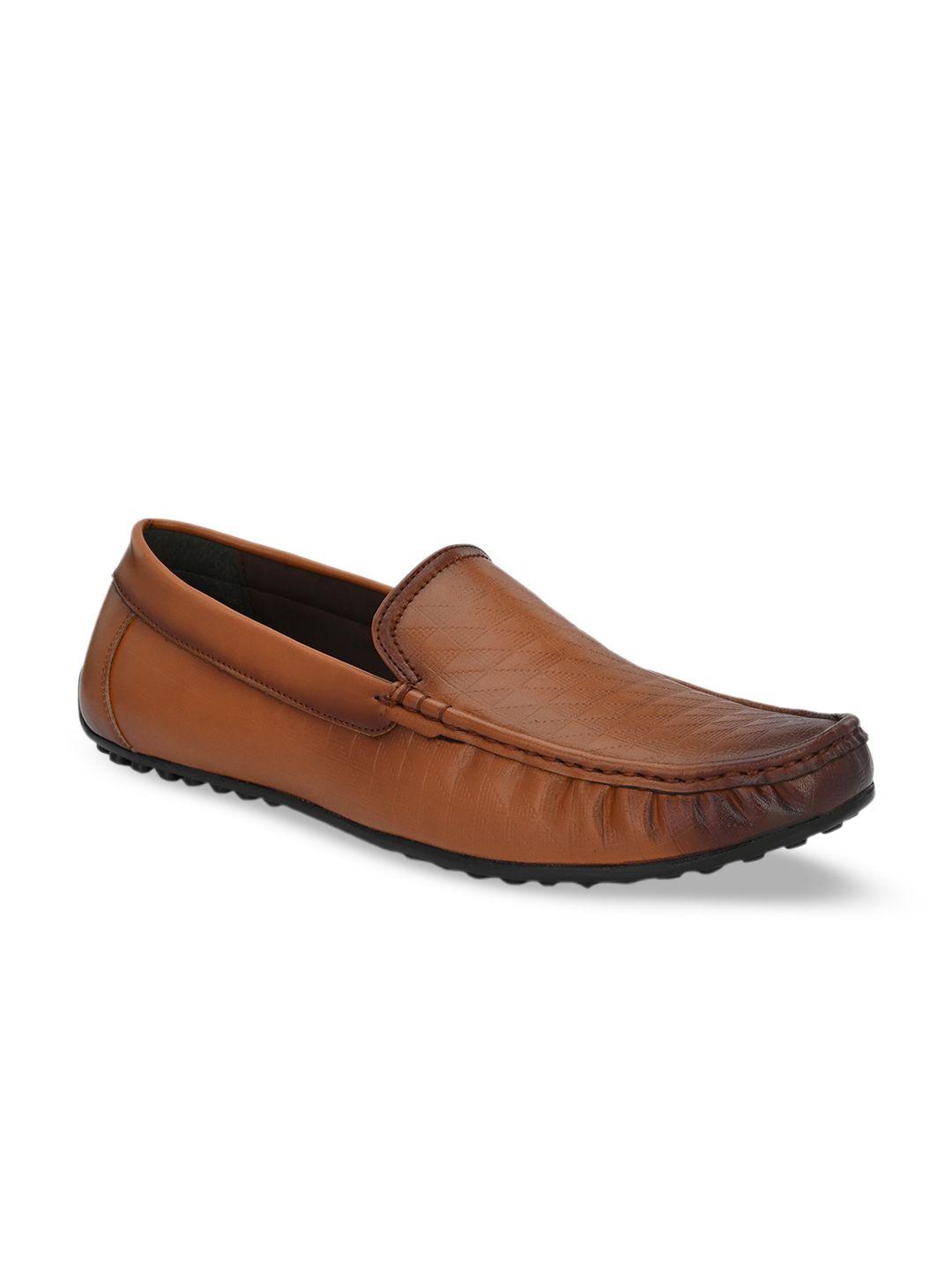 eego italy men textured slip-on loafers