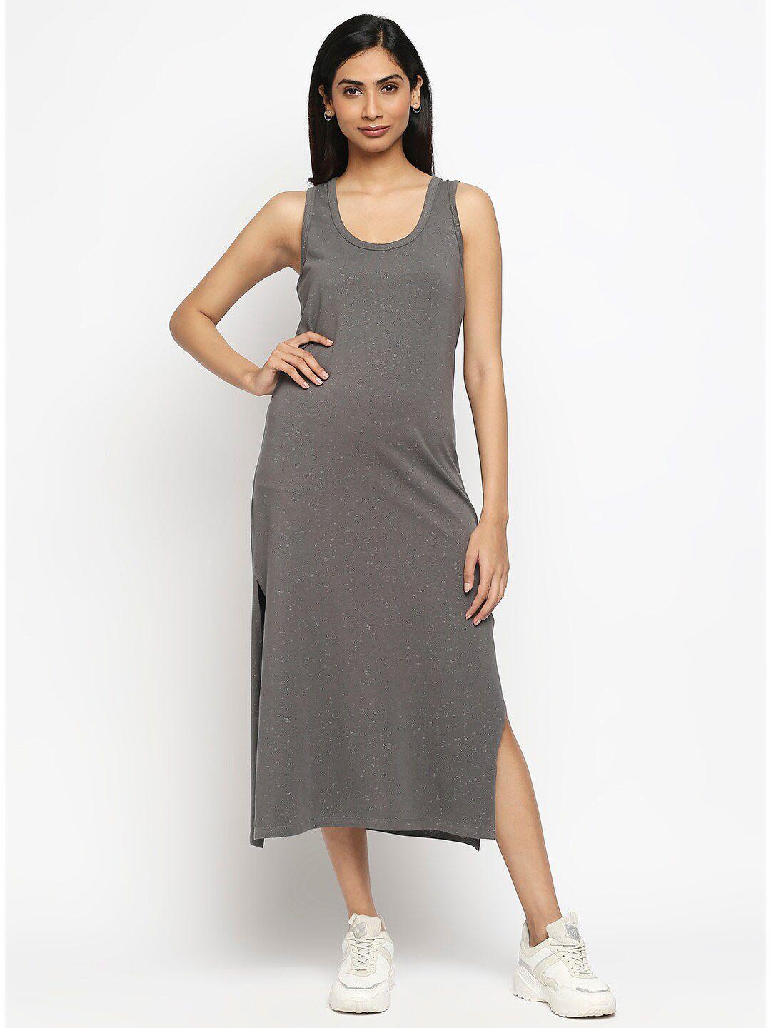 effy grey a-line midi dress