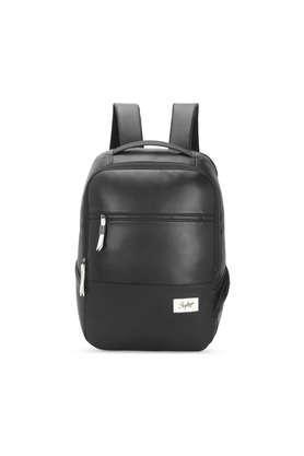 ekoh polyester men's casual wear laptop backpack - black