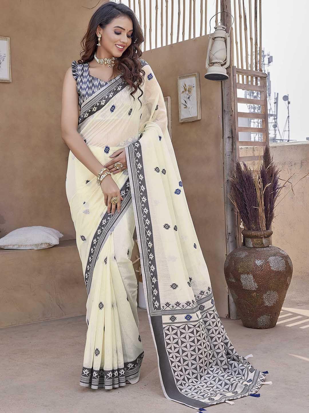 ekta textiles woven design pure silk banarasi saree