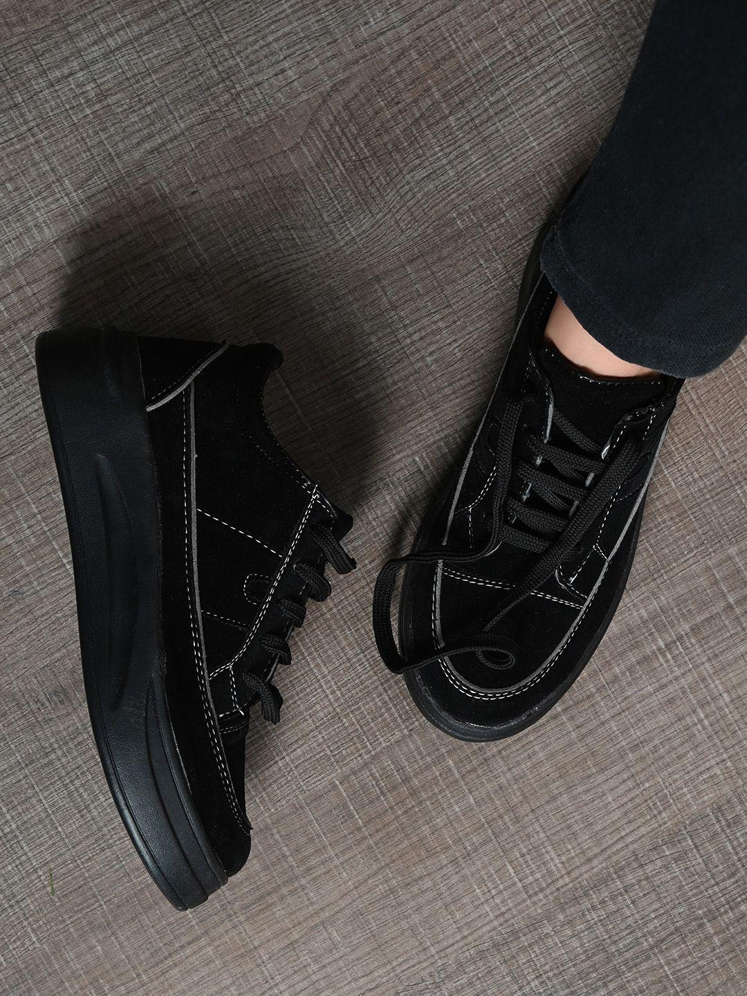 el-paso-women-black-solid-lightweight-sneakers