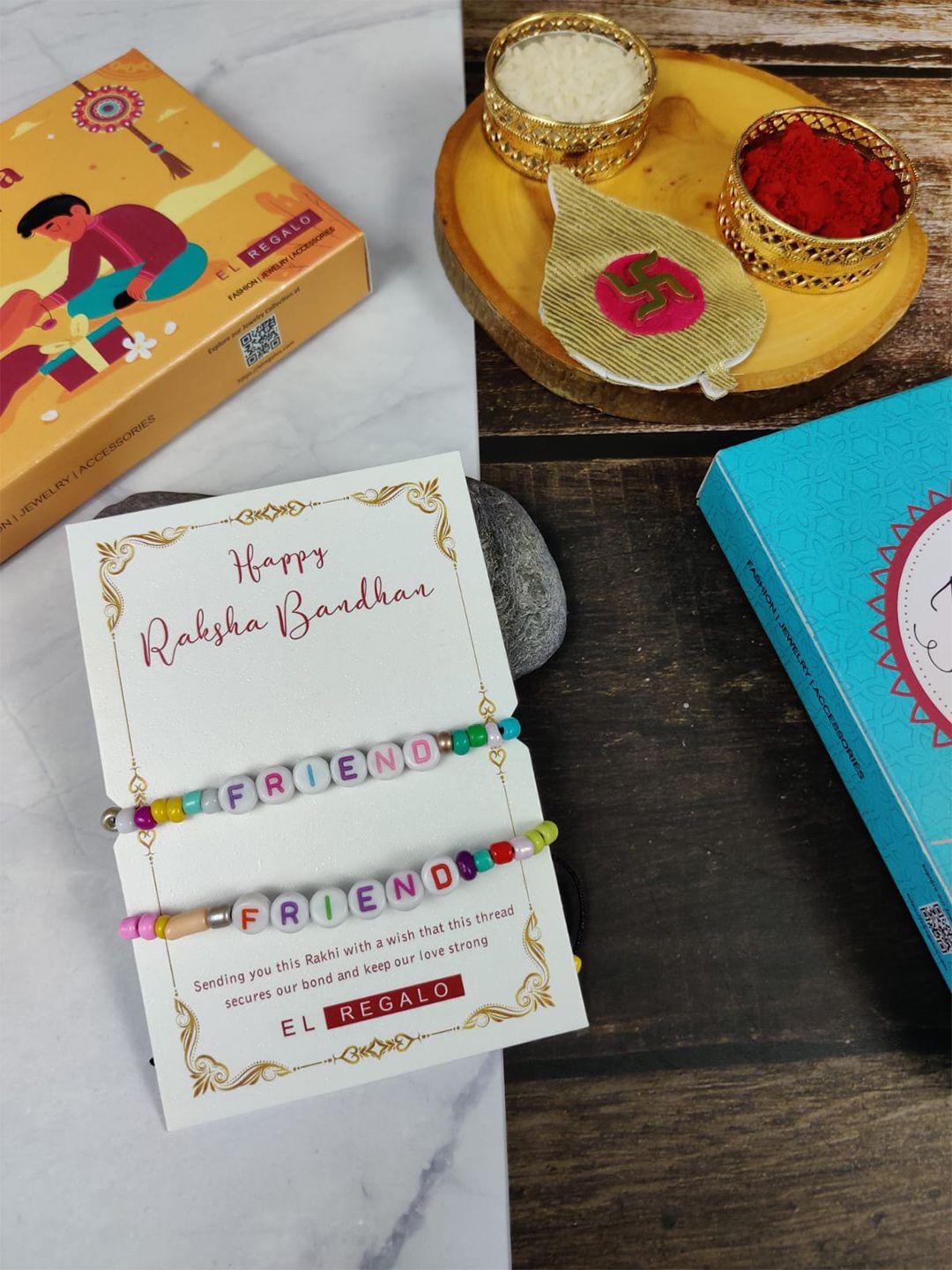 el regalo women 2 multicoloured charm bracelet