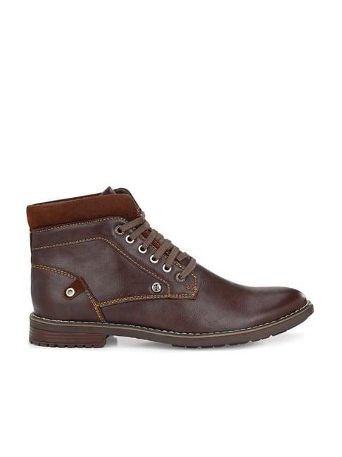 el paso men's brown derby boots