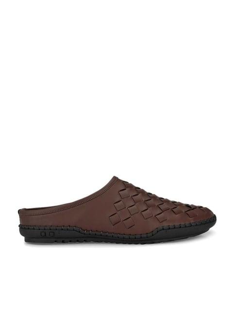 el paso men's brown mule shoes