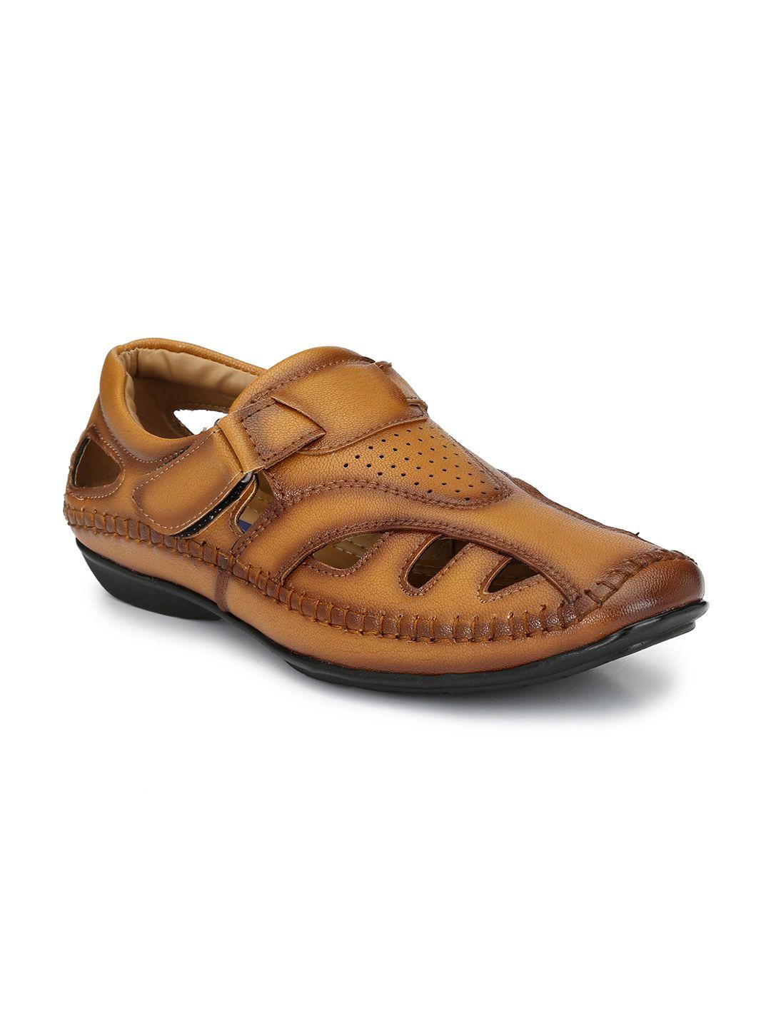 el paso men tan brown closed sandals