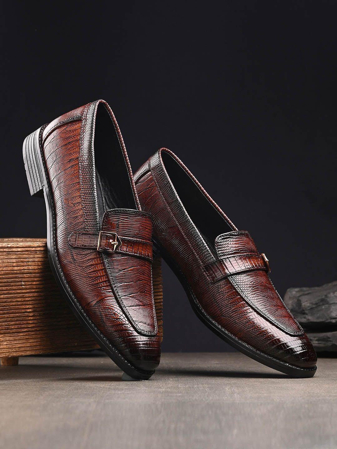 el paso men textured formal loafers