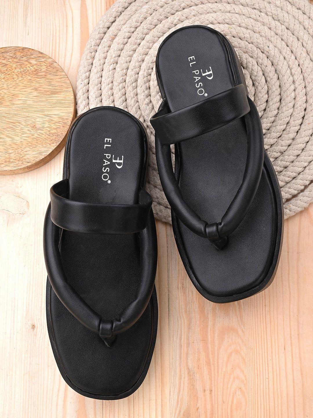 el paso t-strap flatform heels