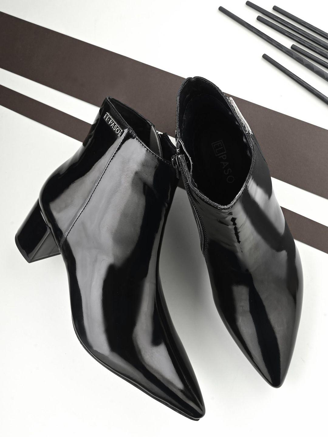 el paso women block-heeled comfort-fit chelsea boots