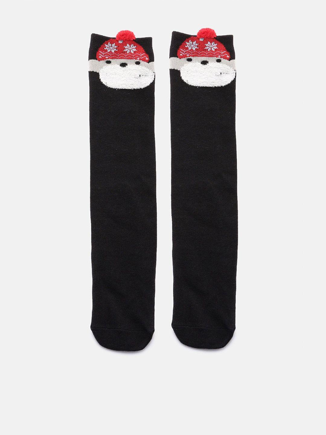 el regalo girls patterned cotton calf-length socks