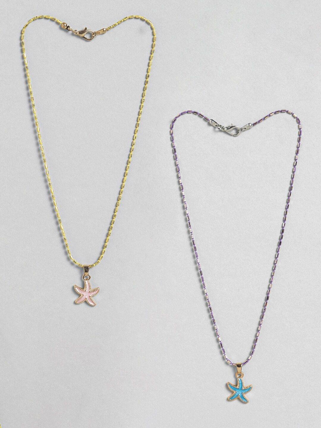 el regalo girls set of 2 necklace