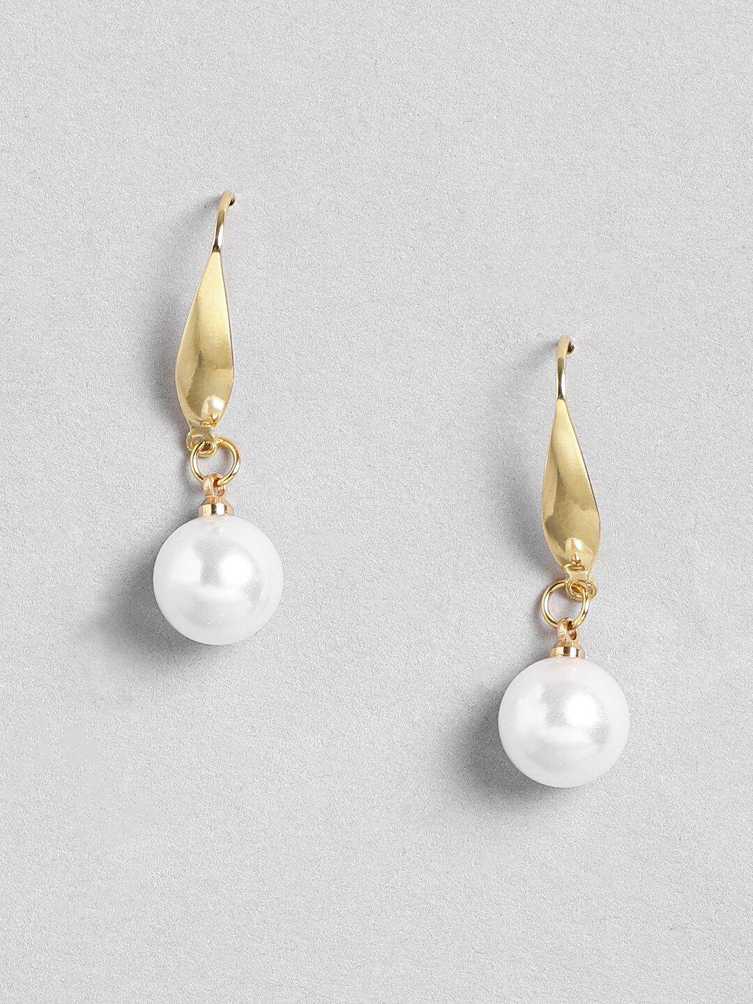el regalo gold-plated drop earrings