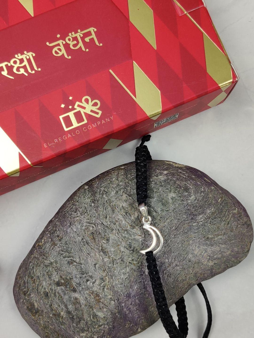 el regalo half moon charm rakhi