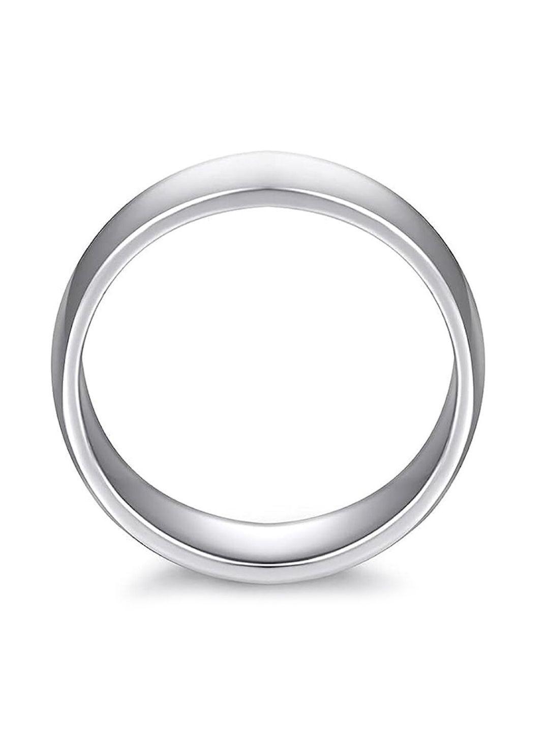 el regalo high polished stainless steel band ring