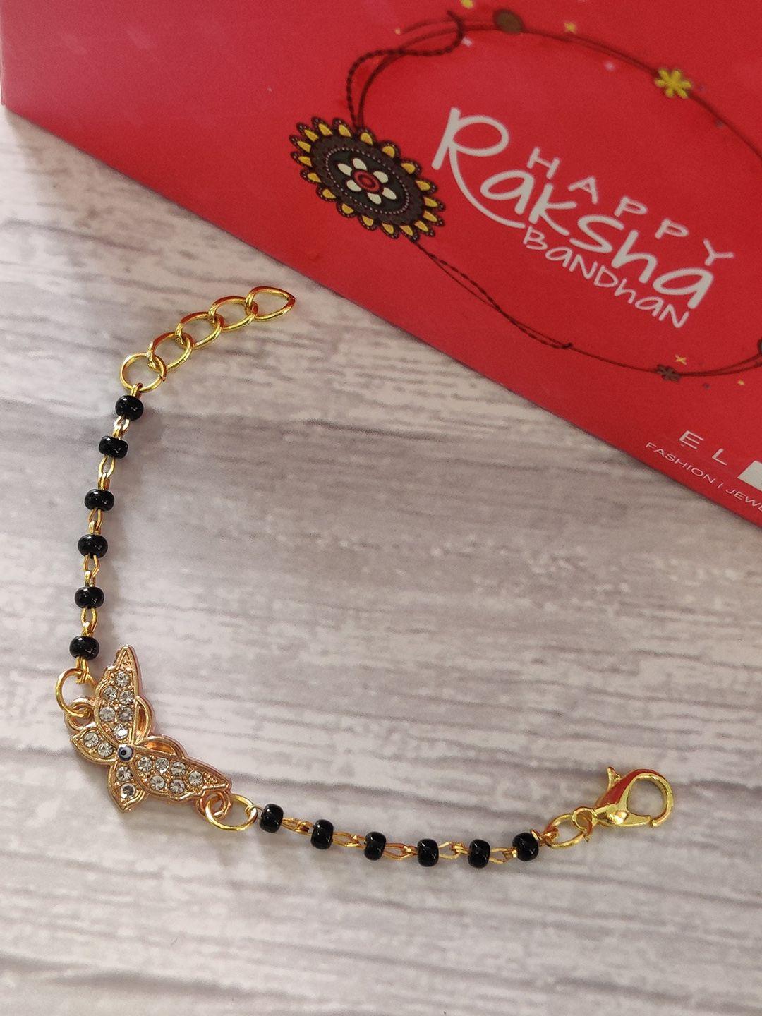 el regalo kids nazaria evil eye rakhi combo with roli chawal shagun