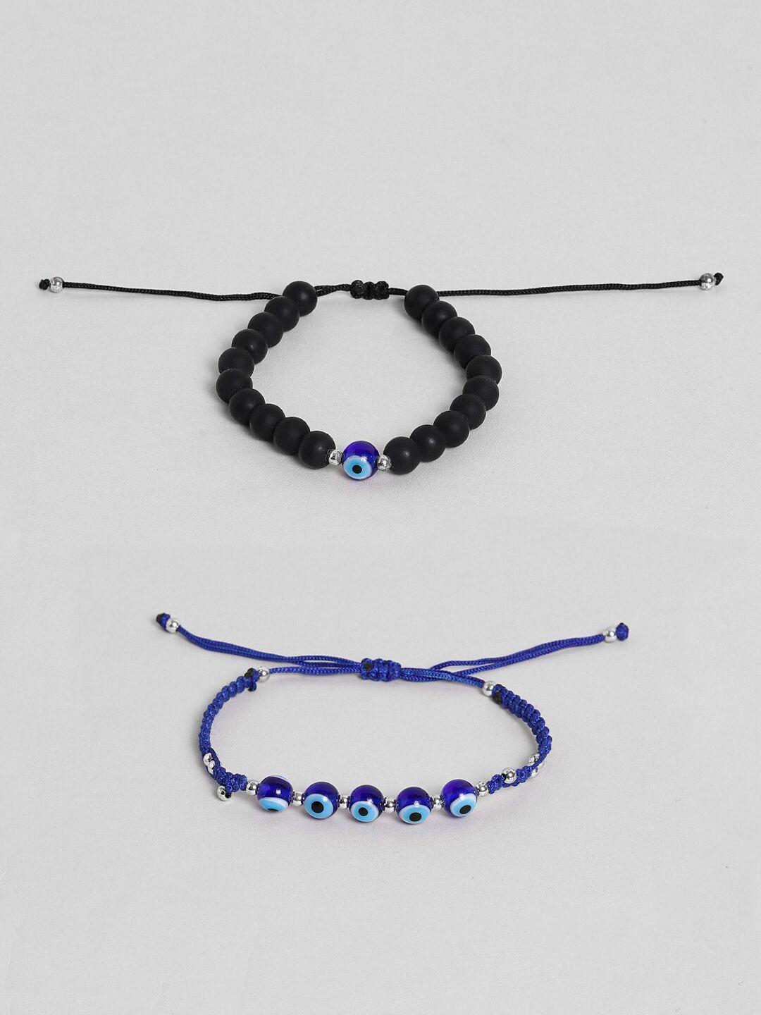 el regalo set of 2 beaded charm bracelet