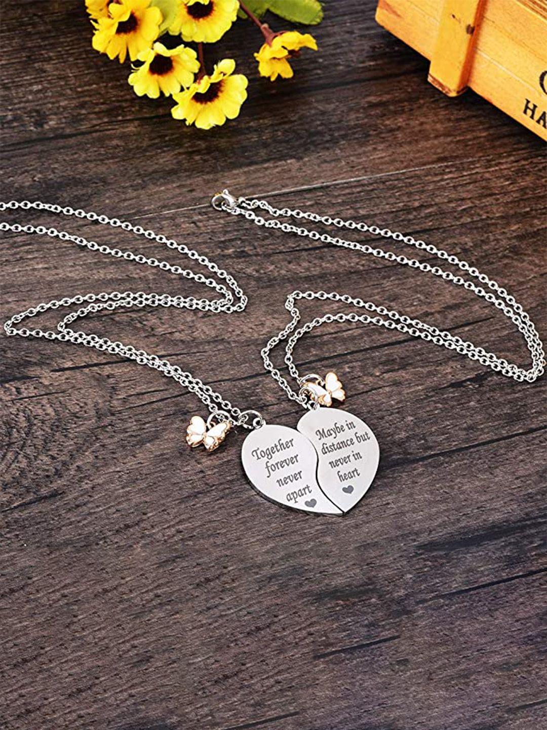 el regalo set of 2 couple necklace