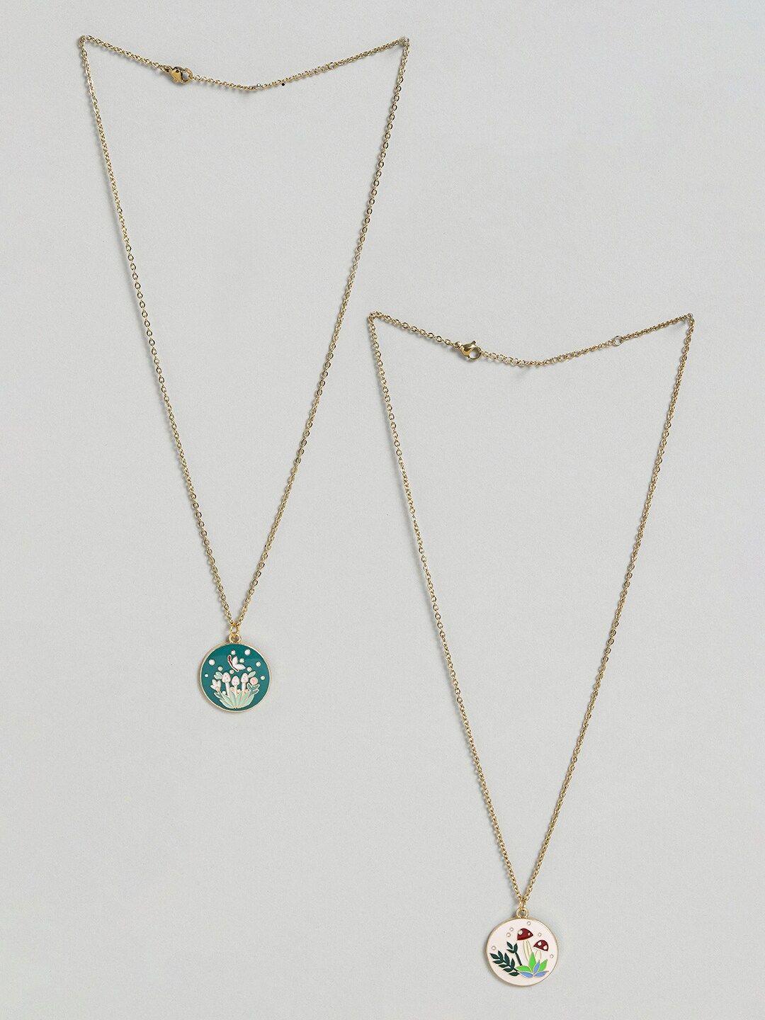 el regalo set of 2 necklace