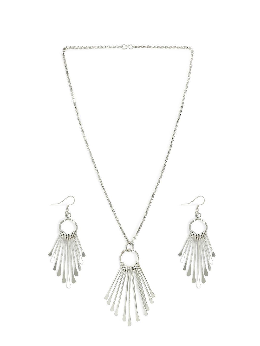 el regalo silver-plated tribal jewellery set