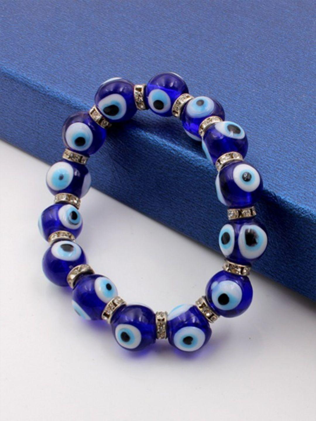 el regalo unisex blue & white bracelet