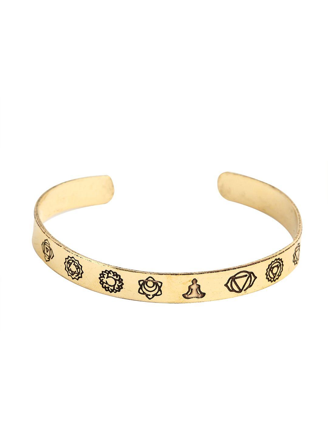 el regalo women gold-toned cuff bracelet