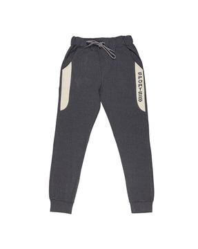 elasticated waistband joggers with insert pockets