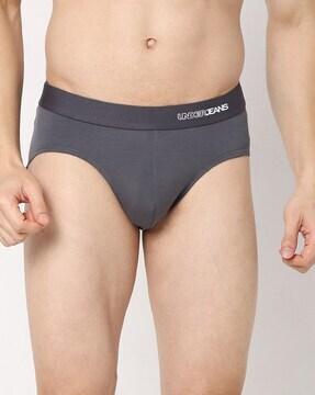 elasticated logo waist briefs