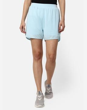 elasticated waist city shorts