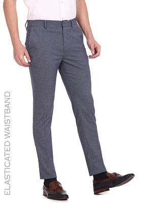 elasticated waist formal trousers