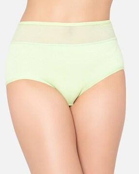 elasticated waist hipster panties