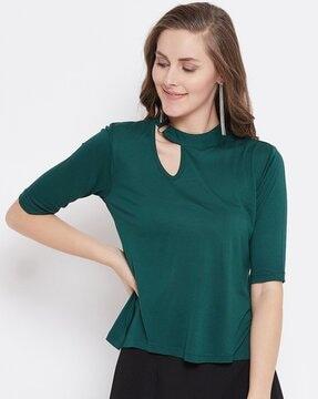 elbow length sleeves tunic