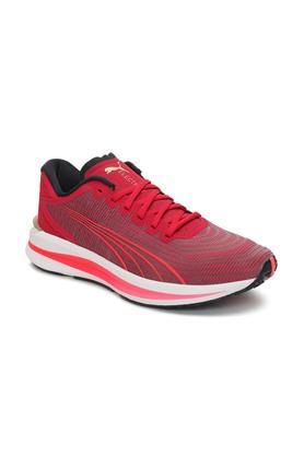 electrify nitro turn wns synthetic lace up womens sport shoes - red