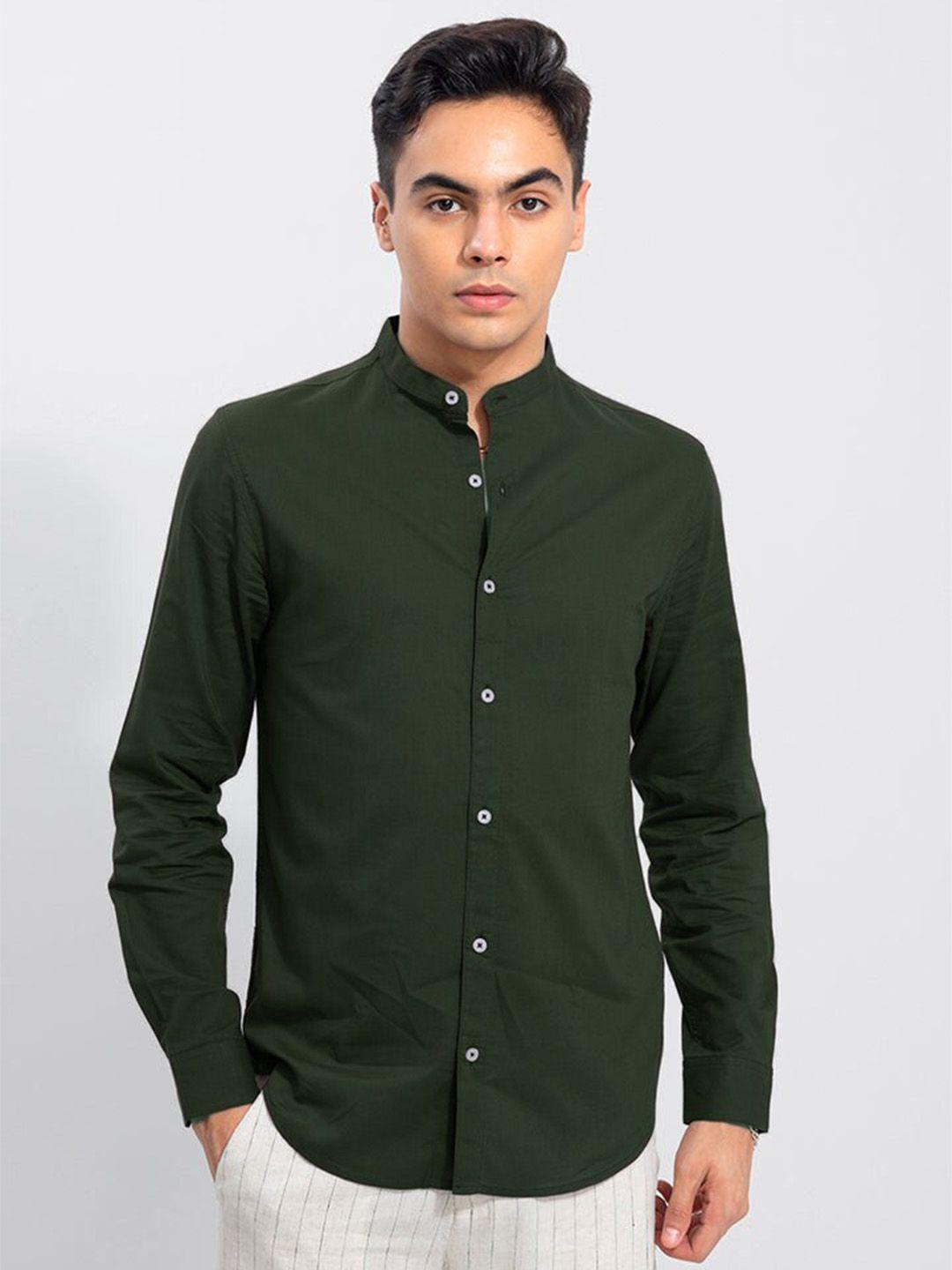 elepants slim fit cotton casual shirt