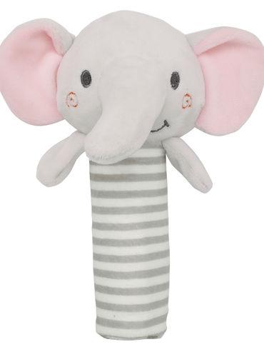 elephant grey easy grip hand rattle toy