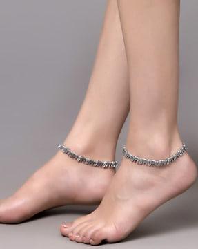 elephant-shaped anklets with lobster closure