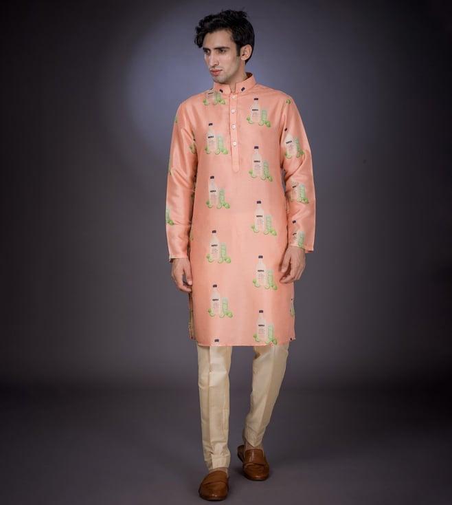 eleven brothers peach royal club vodka and lime mulberry silk kurta