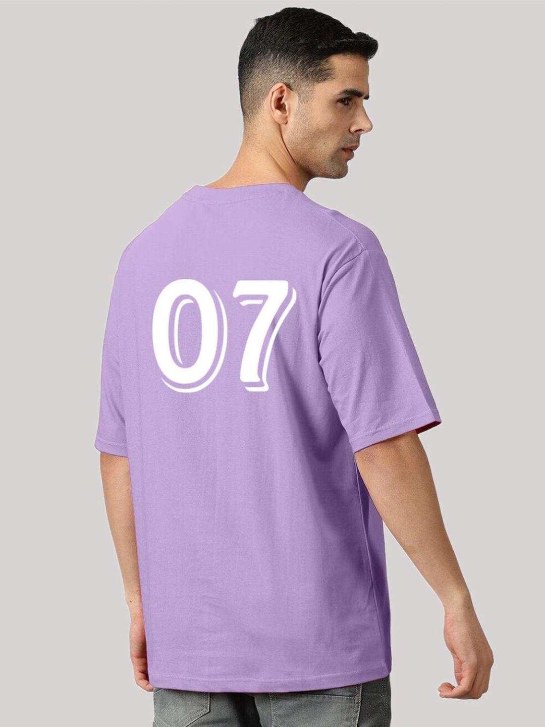 elibolz men lavender typography applique t-shirt